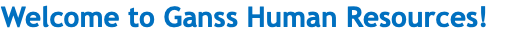 Welcome to Ganss Human Resources!